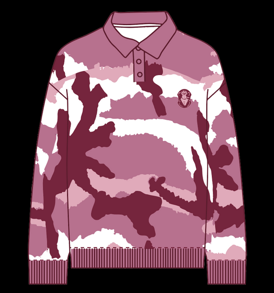 Mohair Knit Sweater Pink